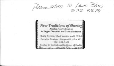 New Traditions Of Sharing