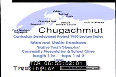 Native Youth Olympics High School Presentation tape 1 of 2