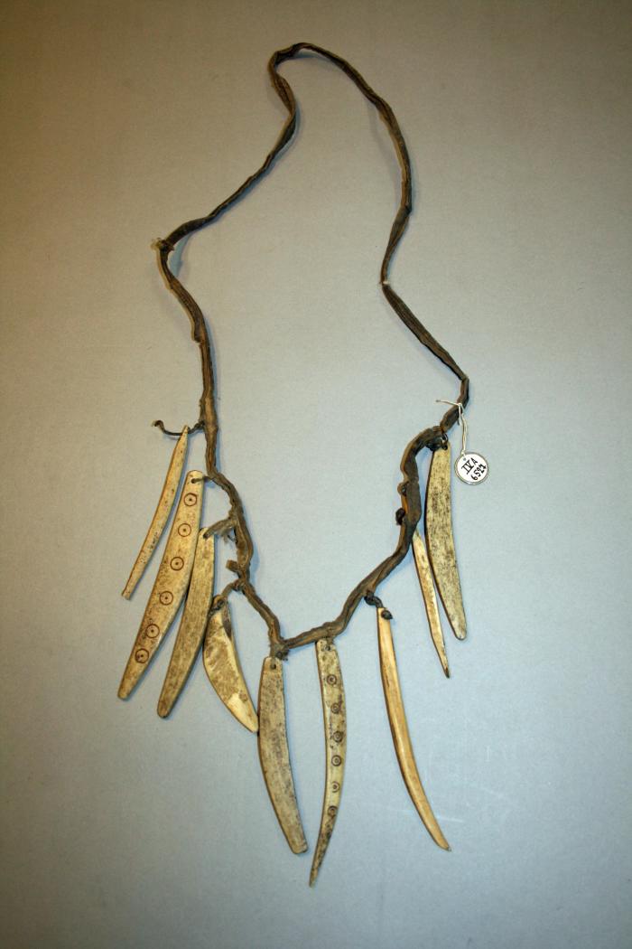 Necklace for shamans with amulets