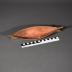 Model of a canoe